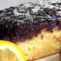 Blueberry Lemon Upside Down Cake_image