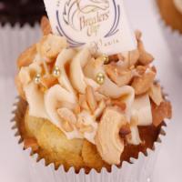 Caramel Cashew Cupcake image