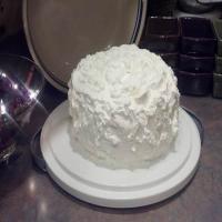 Sour Cream Coconut Cake image