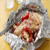 Grilled Mediterranean Chicken Foil Packs image