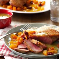 Duck Breasts with Apricot Chutney image