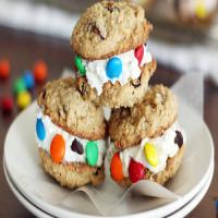 Monster Cookie Ice Cream Sandwiches image