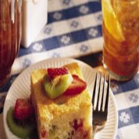 Kiwi and Strawberry Shortcake Squares image
