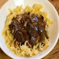 Beef Tips and Noodles Recipe - (3.9/5) image