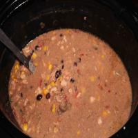 Crockpot Salsa Chicken and Black Bean Soup_image