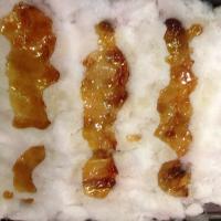Maple Taffy on Snow or Crushed Ice image