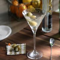 Blue Cheese-Stuffed Olives Martini image