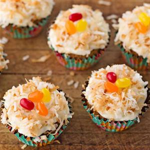 Lemon Frosted Carrot Cake Cupcakes_image