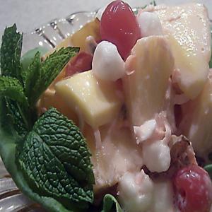 Passionately Pink Tropical Fruit Salad image