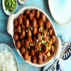 Pineapple Barbecued Meatballs image