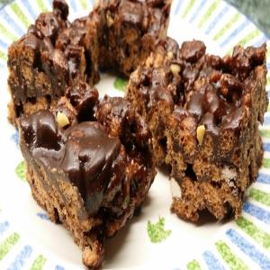 Chocolate Pudding Cereal Squares_image