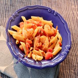 Pasta with Tequila-Tomato-Lime Sauce image