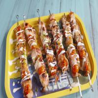 Chicken, Bacon, Ranch Skewers_image
