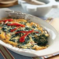 Spinach and Roasted Red Pepper Gratin image