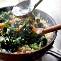 Risotto With Winter Squash and Collard Greens_image