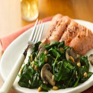 Dilly Spinach with Mushrooms_image