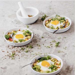 Eggs au Gratin with Vegetables image