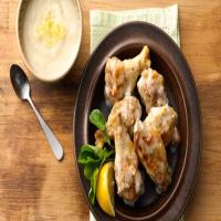 Creamy Parmesan-Garlic Chicken Wings image