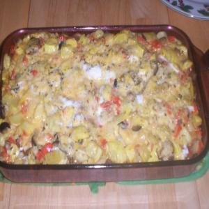 Healthy Vegetable and Cheese Strata image