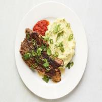 Spiced Lamb Chops with Herbed Mashed Potatoes image