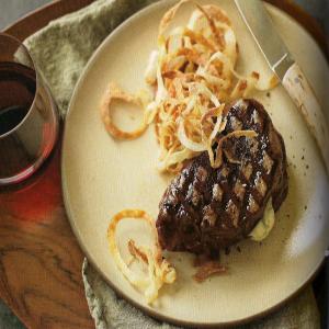 Queen of steaks: fillet mignon stuffed with blue_image