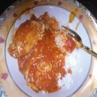 Stewed Chicken In Tomato Gravy_image