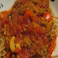 Curried Spaghetti Sauce With Lentils_image