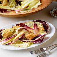 Colorful Chicory Salad With Anchovy Dressing image