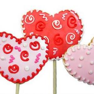 Lollipop Cookie Valentines image