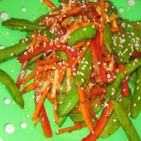 Sugar Snap Pea Salad With Ginger Soy Dressing image