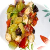 Avocado, Mozzarella and Olive Salad image