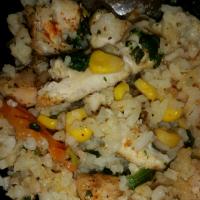 Chicken with Wild Rice and Vegetables Casserole_image