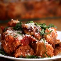 Meatball Parm Bake Recipe by Tasty image