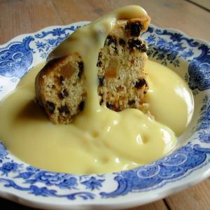 Spotted Dick! Traditional British Steamed Fruit Sponge Pudding_image