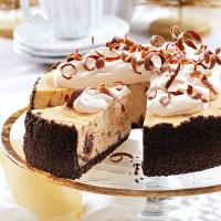 Marbled Cappuccino Fudge Cheesecake_image