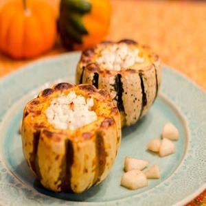 Pear and Goat Cheese Stuffed Pumpkins image