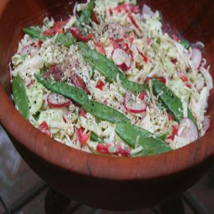 Five-Vegetable Slaw With Blue Cheese_image