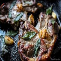 Pan Fried Lamb Shoulder Chops with Miso Butter_image