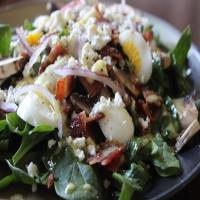 Spinach Salad with Blue Cheese and Bacon image