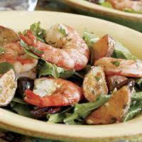 Warm Arugula, Shrimp & Potato Salad_image