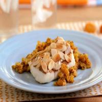 Almond Crusted Cod with Apricot Chutney image