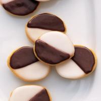 Bite-Sized Black-and-White Cookies image