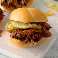 Slow-Cooked Barbecued Beef Sandwiches image