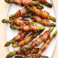 Air Fryer Bacon-Wrapped Asparagus_image
