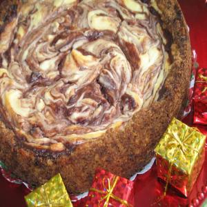 Chocolate-Cranberry Cheesecake image