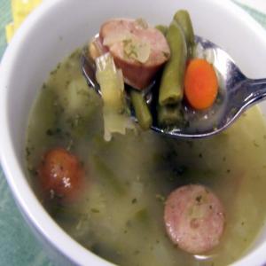 German Bean and Sausage Soup image