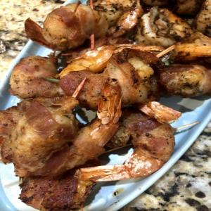 Bacon-Wrapped Shrimp for Air Fryer image