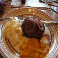 Rib Eye Steak With Mushrooms & Onions_image