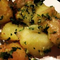 New Potatoes With Garlic and Cilantro image