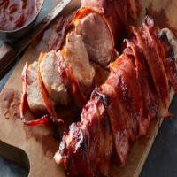 Bacon-Wrapped Barbecue Pork Tenderloin image